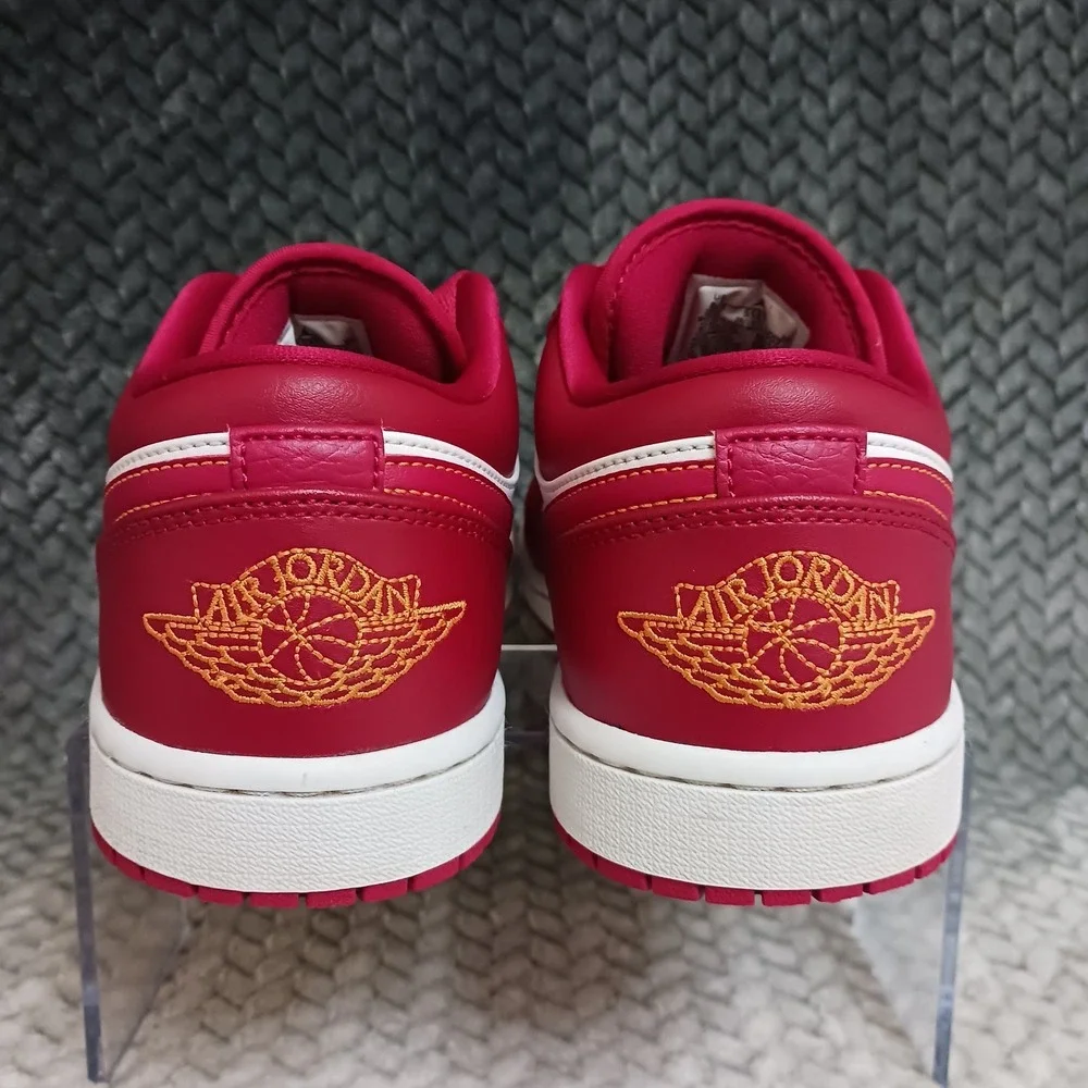 Jordan 1 Low Cardinal Red 2022 Men's Sneakers Shoes Size 8.5